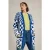 White Stuff Geo Mix Cardi Blue Multi