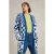White Stuff Geo Mix Cardi Blue Multi