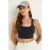 Perfecte vierkante kraag crop blouse