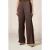 Oltre Palazzo Pants In Fluid Fabric Brown