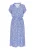 Gaya Blousejurk ‘Retro’  blauw / wit