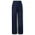 s.Oliver BLACK LABEL wide leg high waist broek marineblauw