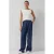 s.Oliver BLACK LABEL wide leg high waist broek marineblauw