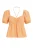 For You Moda Blouse  oranje / wit