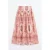 Patroon Hoge Taille Midi Rok