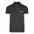Aquascutum Aldis Crest bloklogo zwart poloshirt