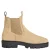 Tommy Hilfiger suède chelsea boots met profielzool – beige