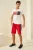 Heren Gestreepte Jersey Korte Broek