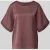 SWING relaxed fit t-shirt van satijn