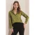 Satin Lange Mouw Knop-Up Shirt