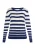 usha BLUE LABEL Trui ‘Fenia’  donkerblauw / wit