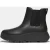 Fit Flop Dames/Dames F-Mode Leren Flatform Chelsea Laarzen (Zwart)