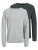 JACK & JONES Trui ‘Hill’  grijs gemêleerd