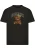 Mister Tee Shirt ‘NY Crowned Bear’  ombergrijs / donkerbruin / zwart / wit
