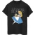 Li-cense Disney dames alice in wonderland bloemen katoenen vriendje t-shirt