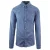 Scotch & Soda Regular Fit Bedrukt Denim Overhemd Met Lange Mouwen Blauw Heren