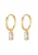 ELLI Oorbellen  goud / transparant