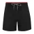Asquith & Fox Heren zwemshorts (Zwart/Rood)