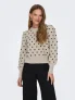 JDY Trui met ronde hals JDYSIGRID LIFE L/S ON PUFF PULL KNT NOOS