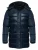 Ombre Winterjas  donkerblauw