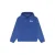 Rellix rechtvallende sweater met backprint – blauw