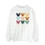 Disney Heren Mickey Mouse Hoofden Vierkant Sweatshirt (Wit)