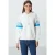 Overmaatse Kleurblok Hoodie met Zak