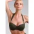 Marlies Dekkers Royal Navy Seaweed Green Plunge Balcony Bikini Top