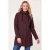 Miss Etam winter softshell jas – donkerrood