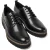 Pod Kris Leren Dames Zwarte Derby Schoenen