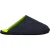 Loewenweiss Lowenweiss hygge bicolor pantoffels handgemaakte wolvilt sloffen / groenlowenweiss hygge bicolor pantoffels handgem