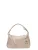 Roberta M Beige Rundleer Tas