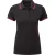 Asquith & Fox Dames/Dames Klassieker Fit Polo (Zwart/Rood)