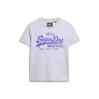 Dames-T-shirt Superdry Vintage Logo Neon