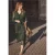 Street One Studio Dames Chiffon midi-jurk met print in Groen