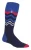 Heat Holders Dames lichtgewicht thermo skisokken – Donkerblauwe Zigzag