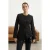 TRENDYOLMİLLA Dames Zwart Effen Lang Getailleerd Blazers