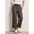 Street One Dames Casual broek met omslag in Bruin