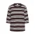 Dames-T-shirt met 3/4 mouwen KAFFE Curve KCWinni