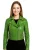 Dames appelgroene cropped Brando leren bikerjack – Bellville