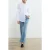 French Connection Lina Cotton Crochet Mix Shirt Linen White