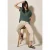 Cecil Dames Linnen blouse met knopen in Groen