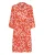 Kaffe Jurk ‘Hera Amber’  kreeft / wit