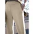 Street One Studio Dames Mid Waist broek met wijde pijpen in casual pasvorm in Beige