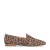 PS Poelman Odette suède loafers met panterprint bruin/zwart