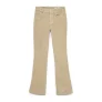 VERO MODA corduroy flared regular waist flared broek beige