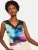 love & roses Top  blauw / pink / rosa / zwart