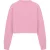 Miso Dames-sweatshirt met ruime pasvorm en korte mouwen (Roze)