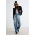 TRENDYOLMİLLA Dames Blauw Effen Barrel Hoge taille Jeans