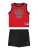 Jordan Set  grijs / rood / zwart / wit